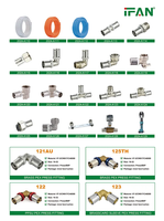 Raccords de tuyauterie PEX IFAN ISO15875, fabrication OEM, couleur personnalisée, raccords à sertir en laiton filetés de 16 à 32 mm