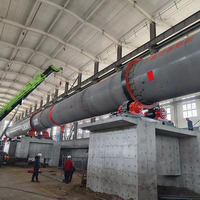Four rotatif à céramique Honeke robuste à commande PLC avec boîte de vitesses à roulements 3.5*25m-2.95*35m |   Ligne de production de ciment de 250 à 300 TPD |