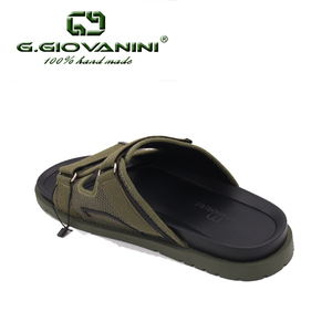 <span class=keywords><strong>Sandales</strong></span> en cuir de haute qualité pour hommes <span class=keywords><strong>Sandales</strong></span> décontractées au design unique avec semelle intérieure en caoutchouc souple et légère pour l'hiver - Product Image 5