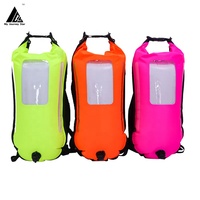 Boya de natación personalizada para niños y adultos, bolsa flotante de nailon, PVC, TPU, RPET, fábrica de China