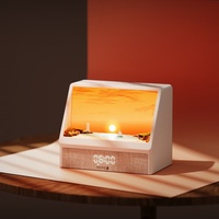 Réveil Lumineux Simulateur d'Aube avec Haut-Parleur Bluetooth 10W, Réveil Sonore et Bruit Blanc, Enceinte Sans Fil pour Chambre à Coucher