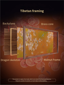 Cuadro Retro <span class=keywords><strong>de</strong></span> Cobre 2026, Madera Maciza <span class=keywords><strong>de</strong></span> Latón, Funciona Perfectamente, Ideal para Decoración Artística en la Sala <span class=keywords><strong>de</strong></span> Estar - Product Image 6