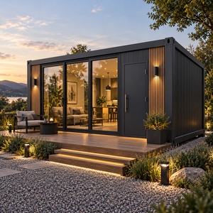 Casa Contenedor Portátil Moderna para Exteriores, de 20, 30 y 40 pies, Casa Modular Prefabricada de Lujo - Product Image 1