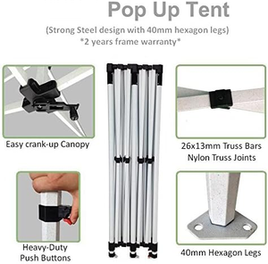 Tente de camping de haute qualité et instructions de tente de gazebo de lavage de voiture tente de pêche à la <span class=keywords><strong>carpe</strong></span> - Product Image 5