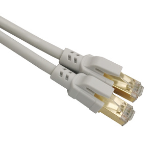 สายแพทช์คอร์ด D-sunty Cat 8 28AWG SFTP ทองแดง 100% หัวต่อ RJ45 สายแลน สายอีเธอร์เน็ต รองรับมาตรฐาน ROHS 8P8C สีขาว สำหรับการสื่อสารภายนอกอาคาร - Product Image 5