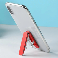 Support de Bureau Pliable Universel Invisible Créatif pour Téléphone Portable et Tablette, Mini Anneau Portable pour Diffusion en Direct