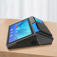 Tablette Android POS DLNA Z100 avec écran tactile 10,1 pouces, double écran, lecteur de codes-barres, imprimante 58 mm/80 mm, lecteur NFC, machine POS