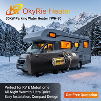 Chauffe-eau diesel OkyRie 30KW 12V 24V pour moteur, interrupteur à bascule pour voiture, camion, véhicules – Vente en gros
