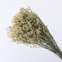 Dekorasi meja Tengah pernikahan, bunga pernikahan kering rumput kristal Limonium kering