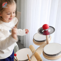 Ensemble de tambours en bois Chengji, instrument multifonctionnel, jeu sensoriel créatif et apprentissage interactif, jouet musical éducatif