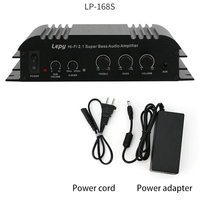 Amplificateur audio automobile 2.1 canaux 12V LP-168HA à basses profondes, marque originale américaine