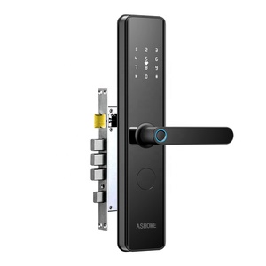 Tuya Smart Lock 6068 Mortise with Security <strong>Knob</strong> Home Office Code Card Ttlock Wifi Fingerprint Recognition <strong>Door</strong> Lock - Product Image 1