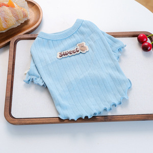 Suéter Tejido para Mascotas, Perros Pequeños, Cachorros y Gatos, Diseño de Osito con Letras, Cómodo, para Primavera y Otoño - Product Image 4