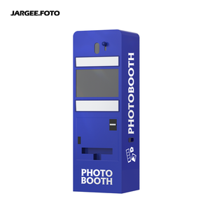 Photomaton vertical compact <span class=keywords><strong>bleu</strong></span> avec imprimante, résolution 2K/4K, écran tactile pour centre commercial, arcade, service <span class=keywords><strong>photo</strong></span> en libre-service - Product Image 4