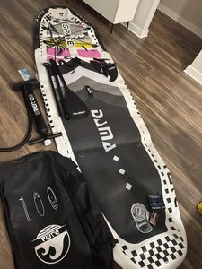 กระดาน SUP คุณภาพสูง OEM ODM ขนาด 11'*34"*6" แบบเป่าลม สำหรับพายเรือและเล่นเซิร์ฟ รุ่น DM24 ขายดี ดีไซน์ใหม่ ลายไม้ - Product Image 4