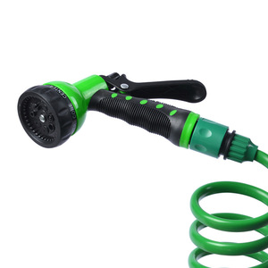 Manguera Espiral de 15 Metros con Pistola de Riego de 5 Funciones para Jardín y Lavado de Autos - Product Image 4