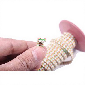 2025 cordon de capuchon de fabrication en vrac personnalisé avec finition enduite de mentonnière pour chapeaux de cérémonie et vêtements pour sacs - Product Image 1