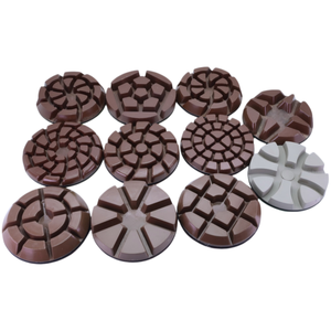PANGU Disque de polissage diamanté à liant résineux pour béton, 3 pouces, utilisation humide/sèche, abrasif fin, OEM disponible - Product Image 1
