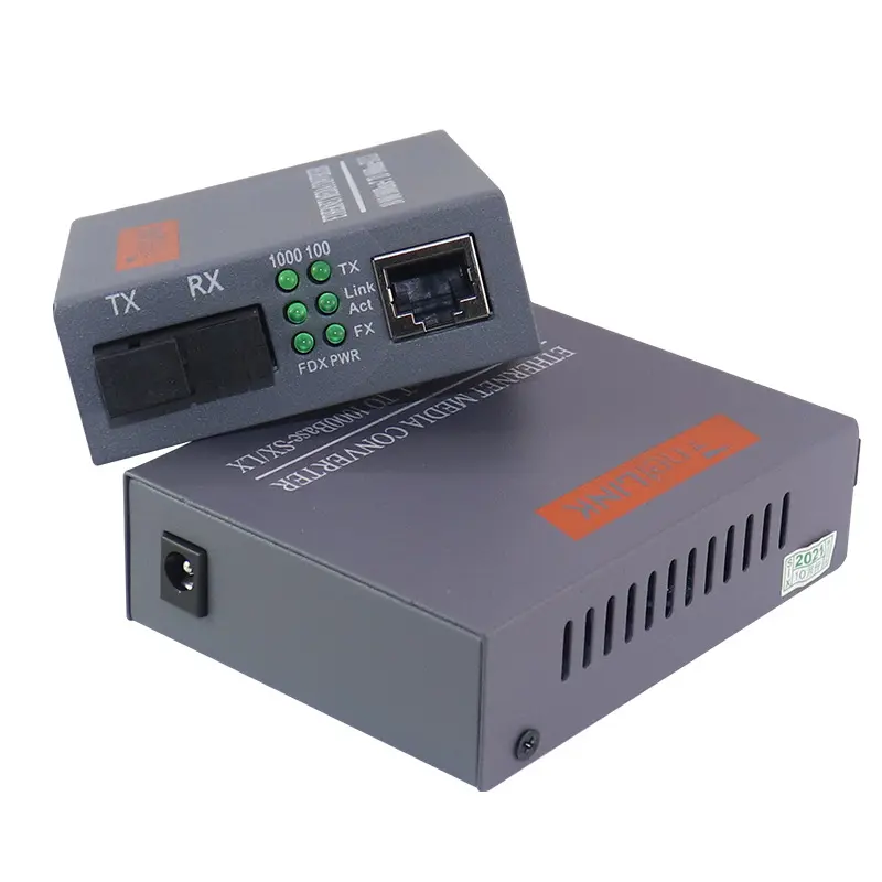 Netlink HTB-GS-03 A/B Gigabit Single Mode Fiber Optical Media Converter 1000Base-Tx to 100Base -SX/LX