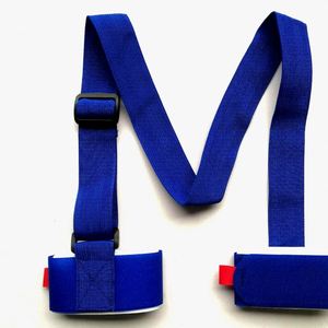 Portable Nylon Snowboard Shoulder Carrying Straps EVA Rubber Hook and Loop Ski Ties Custom Logo Hook and Loop Ski Binding Strap - Product Image 2