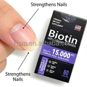 Capsules de biotine antioxydante de qualité supérieure OEM/ODM <span class=keywords><strong>pour</strong></span> les soins des cheveux, de <span class=keywords><strong>la</strong></span> <span class=keywords><strong>peau</strong></span> et des ongles - Complément alimentaire à base de plantes avec dose personnalisable - Product Image 2