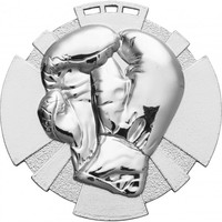Médaille de gants de boxe plaquée or Noble Premium pour les tournois de championnat Prix métal haut de gamme pour les compétitions de boxe