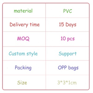 XB Venta al por mayor de accesorios de hebilla de goma suave de PVC con diseño de dibujos animados, envío mixto aleatorio económico, set de dijes para zuecos y zapatos a granel para decoración de calzado - Product Image 5