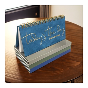 Brandnew Bảng lịch PU da biểu tượng tùy chỉnh lịch trình cuốn sách hàng tuần kế hoạch 52 Tuần Máy tính để bàn undated chương trình nghị sự cho quà tặng doanh nghiệp - Product Image 1