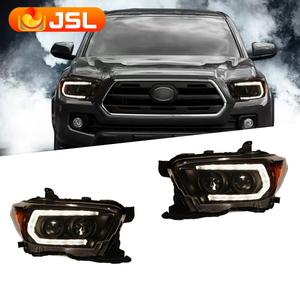 Faros Delanteros Modificados de Alta Calidad para <span class=keywords><strong>Toyota</strong></span> <span class=keywords><strong>Tacoma</strong></span> 2016-2019, Proyector Luminoso con DRL, Autopartes - Product Image 1