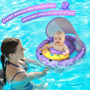 Piscine gonflable pour bébé avec auvent réglable et siège de sécurité, 6-36 mois - Product Image 4