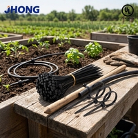 Attaches en nylon pour serres agricoles, attaches en plastique traitées anti-UV pour le soutien des plantes et les treillis
