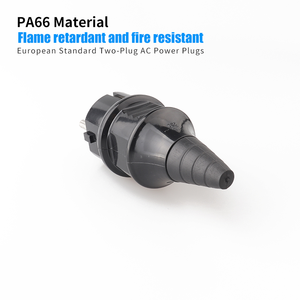 LIXINC 브랜드 16A 250V 유럽 독일 Schuko 고무 플러그 <span class=keywords><strong>2</strong></span> 핀 전기 플러그 커넥터 - Product Image 3
