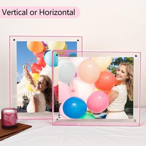 Hot Sale Colorful Acrylic <b>Double</b>-sided Transparent <b>Photo</b> <b>Frame</b> Custom Size for Room Decoration - Product Image 4