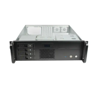 Boîtier de serveur compact 3U pour montage en rack, lecteur optique 5,25\", boîtier d'ordinateur industriel en plastique MATX, facteur de forme Mini-ITX en stock