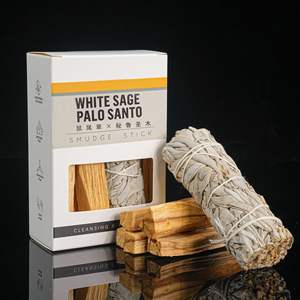 Incienso de Salvia Blanca China, Planta Natural, Purificación del Aire Fresco, Madera Sagrada, Incienso Tejido a Mano, Aromaterapia - Product Image 6