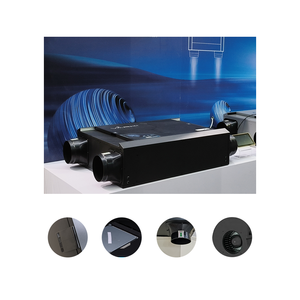 Hệ thống thông gió hồi nhiệt năng lượng HVAC ERV HRV 250/350/500m³/h với bộ trao đổi nhiệt, màn hình hiển thị PM2.5/TVOC/Co2, điều khiển Wifi - Product Image 6