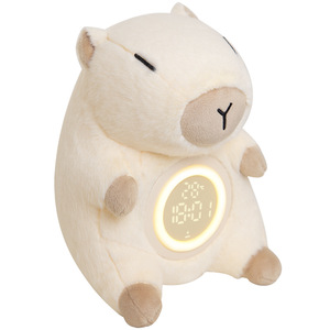 Luz de noche recargable <span class=keywords><strong>Kabi</strong></span> Bala, reloj despertador de oso de peluche, lámpara de noche, ambiente creativo para dormitorio, regalo para Cumpleaños de Niños - Product Image 6