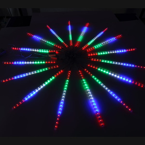 ไฟตกแต่งแบบหลอดฝน LED กันน้ำ 120V สำหรับงานแต่งงาน ปาร์ตี้ ตกแต่งสวน ไฟตกแต่งแบบดาวตก LED - Product Image 3