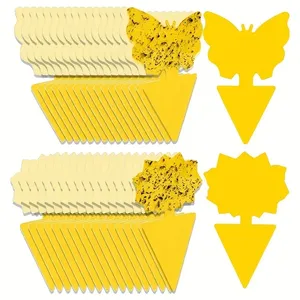Factory Direct Sell Yellow Sticky Traps Fruit Fly Killer Traps For Flying Plant Insect with Different Shapes