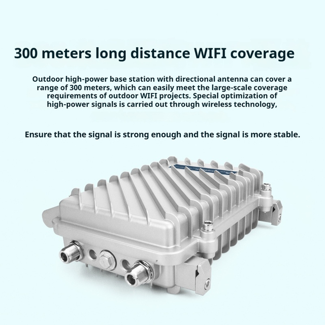 ARRONNA ARHWA20 300M IP65 Waterproof High-Speed WiFi Access Point QCA9531 Chipset 2T2R MIMO Technology for Long-Range Outdoor