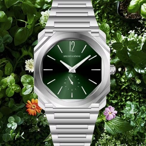 2026 New Luxury Fashion 38MM Specht Sohne Square Case Ultrathin Quartz <b>Watch</b> Men Stainless Steel Sapphire Crystal 50M Waterproof - Product Image 3