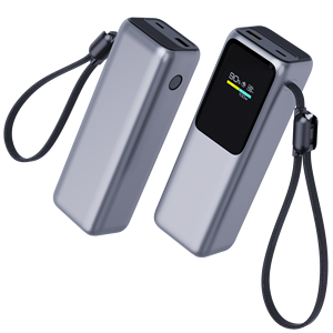 Banco de Energía para Portátil de 20000mAh, Cargador Portátil de Carga Rápida PD de 100W, Paquete de 4 Baterías con Pantalla TFT a Color para Teléfonos Inteligentes - Product Image 4