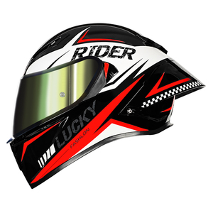 Casco Integrale per <span class=keywords><strong>Moto</strong></span> alla Moda, Migliore Qualità per Adulti, Doppia Lente HD, Sicurezza in ABS, Casco per Bicicletta con Basso MOQ - Product Image 2