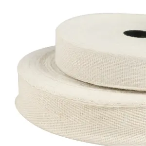 Electric Cotton Insulation Tape China Manufacture Electrical Insulating Pure Woven Insulation Cotton Binding Tape With Red Line