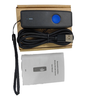 Mini scanner de codes-barres 2D de haute qualité, scanner de codes-barres sans fil pour le stockage
