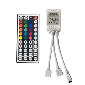 WEIBILI DC12-24V 44-Keys kablosuz IR uzaktan 4Pin RGB LED denetleyici için 5050 2835 3528 LED şerit işıklar