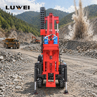 Machine de forage sur mesure avec moteur à essence diesel puissant appareil de forage de roche Dth pour l'exploitation minière de mine dynamitage