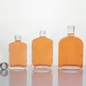 Bouteille en verre personnalisée de 375ml 700ml 750ml 1l Extra Flint pour Gin Vodka Liqueur Whisky Tequila Liqueur Alcool Apothek Spirits