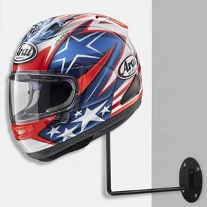 Parrucche tappi Display appendiabiti da moto cappellino Stand metallo casco supporto supporto a parete - Product Image 4