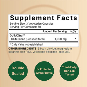 Cápsulas Blanqueadoras de Piel con Glutatión OEM, Píldoras Blanqueadoras de Glutatión, Suplemento de Glutatión para el Cuidado de la Piel de la Mujer, Aclarante - Product Image 6